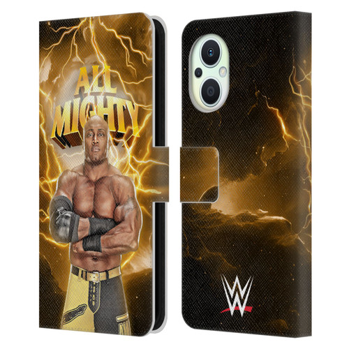 WWE Bobby Lashley Portrait Leather Book Wallet Case Cover For OPPO Reno8 Lite