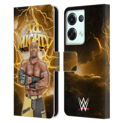 WWE Bobby Lashley Portrait Leather Book Wallet Case Cover For OPPO Reno8 Pro