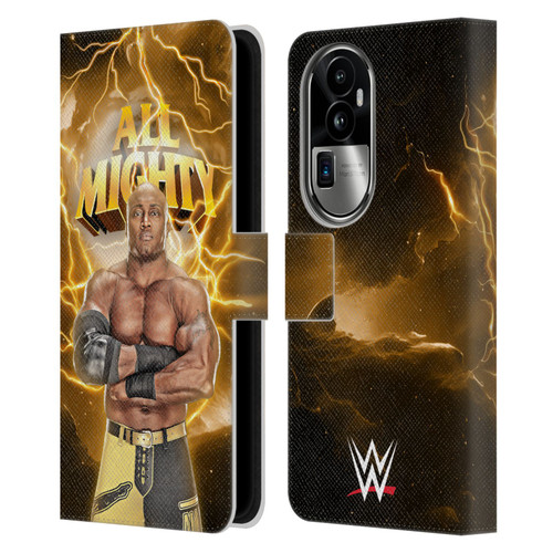 WWE Bobby Lashley Portrait Leather Book Wallet Case Cover For OPPO Reno10 Pro+