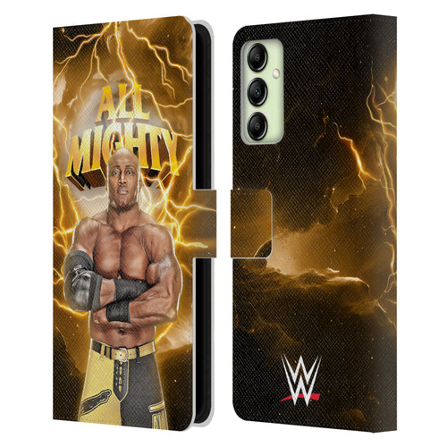 WWE Bobby Lashley Portrait Leather Book Wallet Case Cover For Samsung Galaxy A14 5G