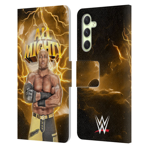 WWE Bobby Lashley Portrait Leather Book Wallet Case Cover For Samsung Galaxy A54 5G