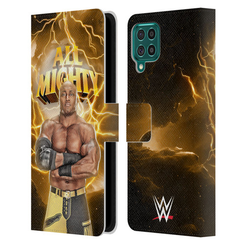 WWE Bobby Lashley Portrait Leather Book Wallet Case Cover For Samsung Galaxy F62 (2021)
