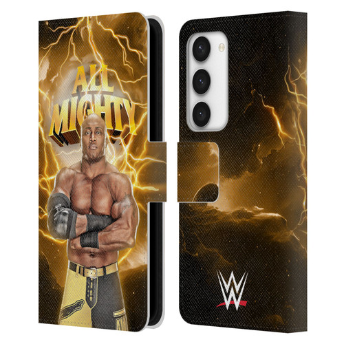 WWE Bobby Lashley Portrait Leather Book Wallet Case Cover For Samsung Galaxy S23 5G