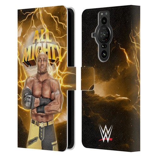 WWE Bobby Lashley Portrait Leather Book Wallet Case Cover For Sony Xperia Pro-I