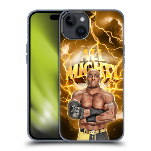 WWE Bobby Lashley Portrait Soft Gel Case for Apple iPhone 15 Plus