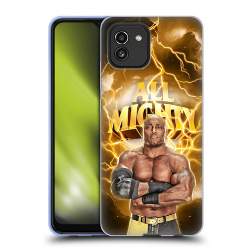 WWE Bobby Lashley Portrait Soft Gel Case for Samsung Galaxy A03 (2021)