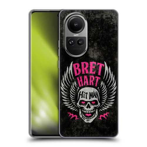 WWE Bret Hart Hitman Skull Soft Gel Case for OPPO Reno10 5G / Reno10 Pro 5G