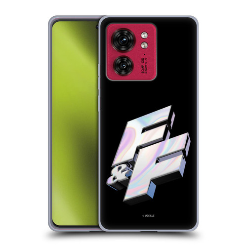 Fast & Furious Franchise Logo Art F&F 3D Soft Gel Case for Motorola Moto Edge 40