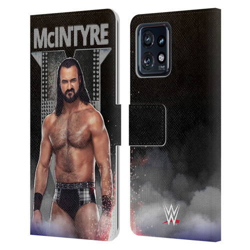 WWE Drew McIntyre LED Image Leather Book Wallet Case Cover For Motorola Moto Edge 40 Pro