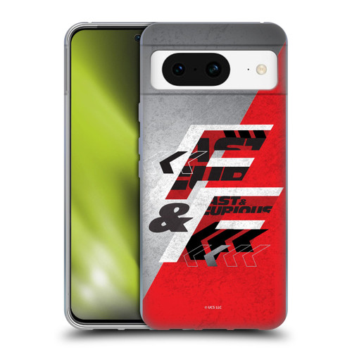 Fast & Furious Franchise Logo Art F&F Red Soft Gel Case for Google Pixel 8