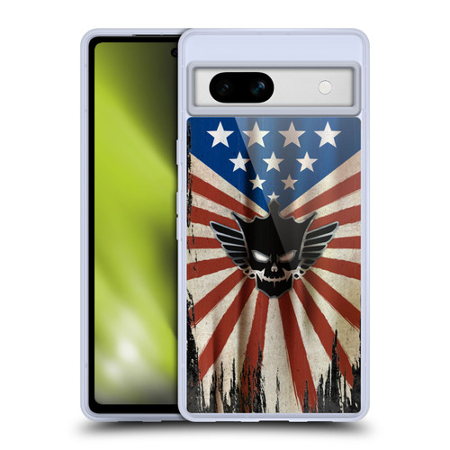 WWE Cody Rhodes Distressed Flag Soft Gel Case for Google Pixel 7a