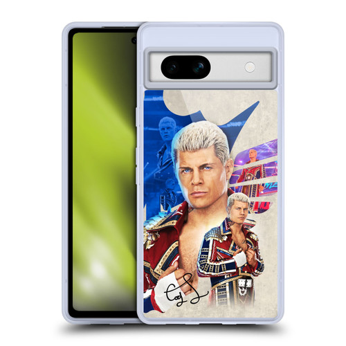 WWE Cody Rhodes Superstar Graphics Soft Gel Case for Google Pixel 7a WWE Cody Rhodes Superstar Graphics Soft Gel Case for Google Pixel 7a