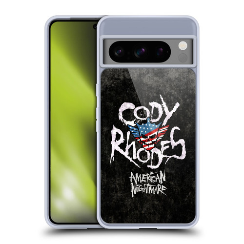 WWE Cody Rhodes Distressed Name Soft Gel Case for Google Pixel 8 Pro