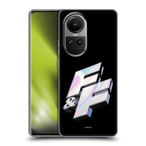 Fast & Furious Franchise Logo Art F&F 3D Soft Gel Case for OPPO Reno10 5G / Reno10 Pro 5G