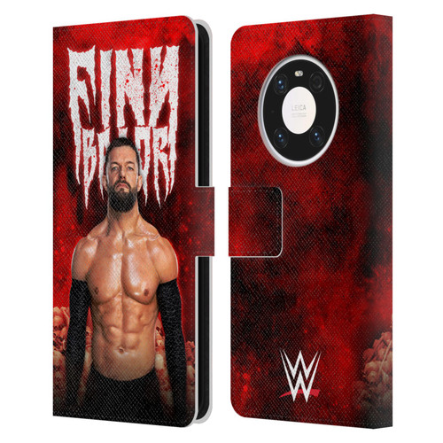 WWE Finn Balor Portrait Leather Book Wallet Case Cover For Huawei Mate 40 Pro 5G
