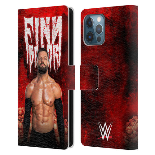 WWE Finn Balor Portrait Leather Book Wallet Case Cover For Apple iPhone 12 Pro Max