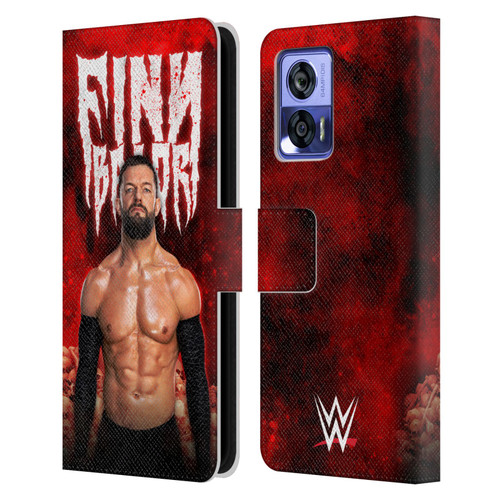 WWE Finn Balor Portrait Leather Book Wallet Case Cover For Motorola Edge 30 Neo 5G