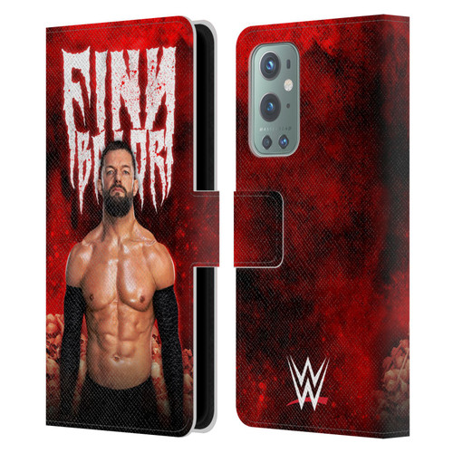 WWE Finn Balor Portrait Leather Book Wallet Case Cover For OnePlus 9