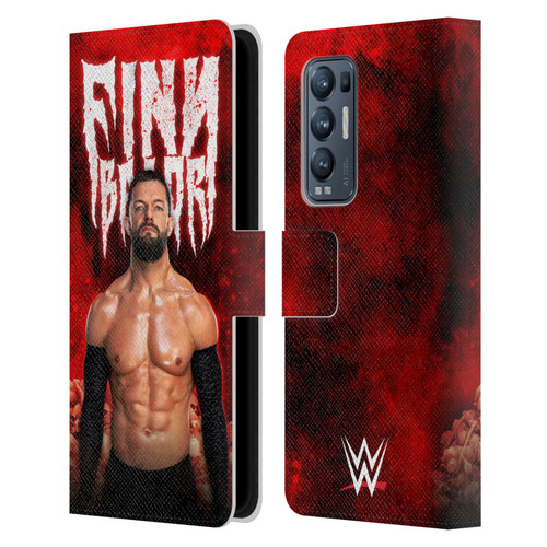 WWE Finn Balor Portrait Leather Book Wallet Case Cover For OPPO Find X3 Neo / Reno5 Pro+ 5G