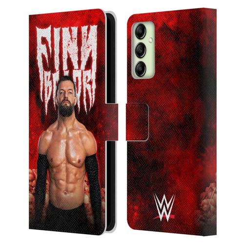 WWE Finn Balor Portrait Leather Book Wallet Case Cover For Samsung Galaxy A14 5G