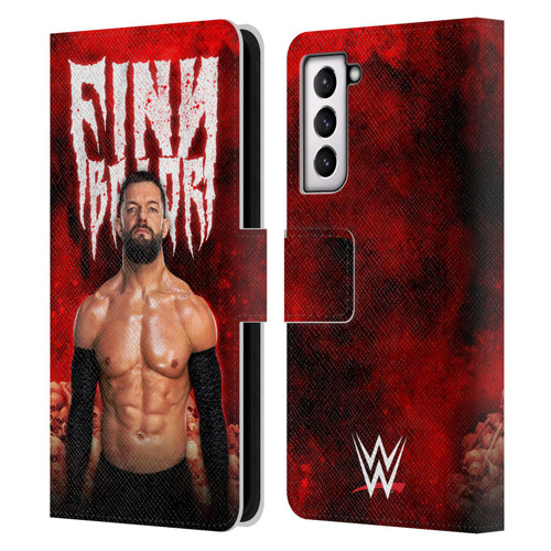 WWE Finn Balor Portrait Leather Book Wallet Case Cover For Samsung Galaxy S21 5G