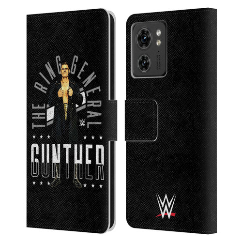 WWE Gunther Ring General Leather Book Wallet Case Cover For Motorola Moto Edge 40
