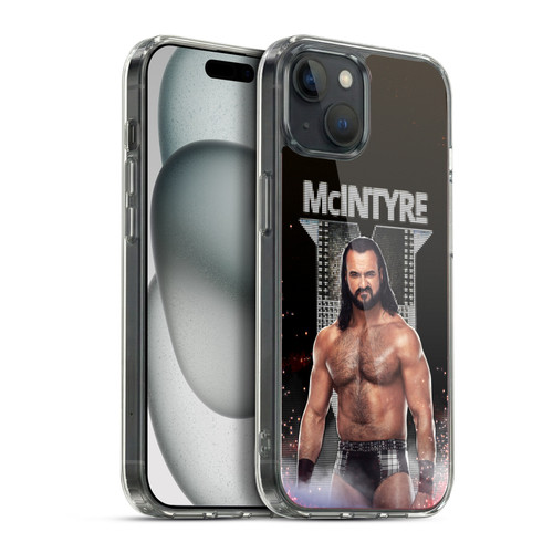 WWE Drew McIntyre LED Image Soft Gel Case for Apple iPhone 15 Plus & MagSafe