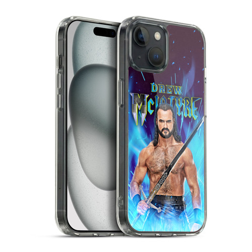 WWE Drew McIntyre Scottish Warrior Soft Gel Case for Apple iPhone 15 Plus & MagSafe