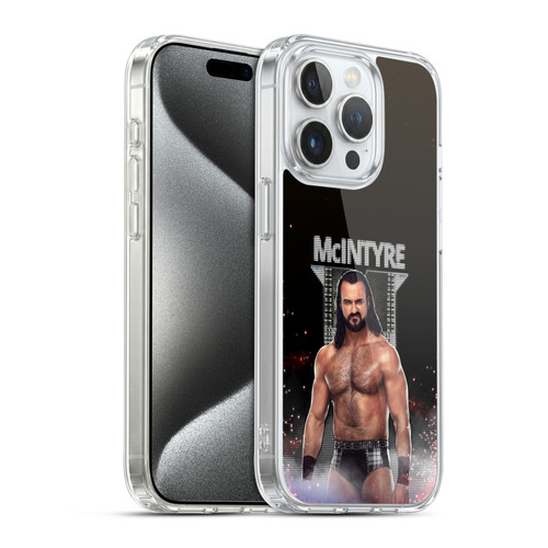 WWE Drew McIntyre LED Image Soft Gel Case for Apple iPhone 15 Pro & MagSafe