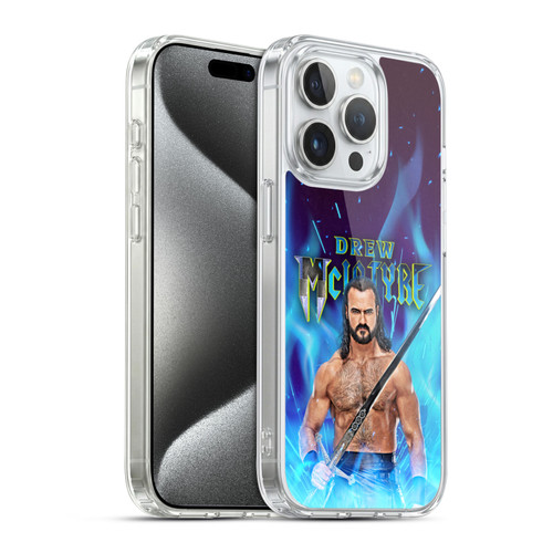 WWE Drew McIntyre Scottish Warrior Soft Gel Case for Apple iPhone 15 Pro & MagSafe
