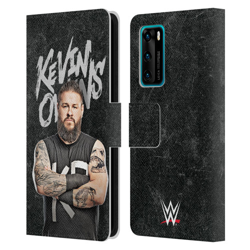 WWE Kevin Owens Portrait Leather Book Wallet Case Cover For Huawei P40 5G