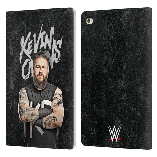 WWE Kevin Owens Portrait Leather Book Wallet Case Cover For Apple iPad mini 4