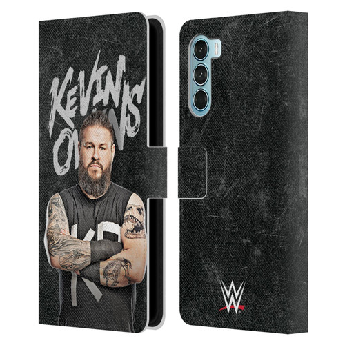 WWE Kevin Owens Portrait Leather Book Wallet Case Cover For Motorola Edge S30 / Moto G200 5G