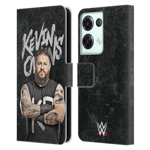 WWE Kevin Owens Portrait Leather Book Wallet Case Cover For OPPO Reno8 Pro