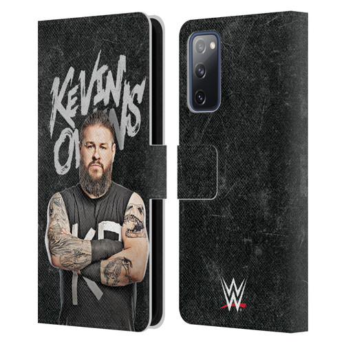 WWE Kevin Owens Portrait Leather Book Wallet Case Cover For Samsung Galaxy S20 FE / 5G