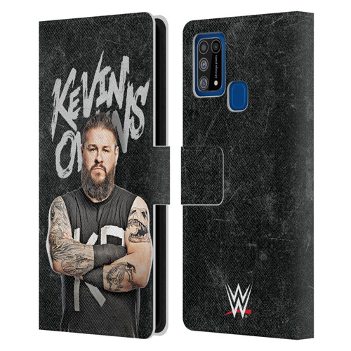 WWE Kevin Owens Portrait Leather Book Wallet Case Cover For Samsung Galaxy M31 (2020)