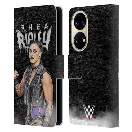 WWE Rhea Ripley Portrait Leather Book Wallet Case Cover For Huawei P50