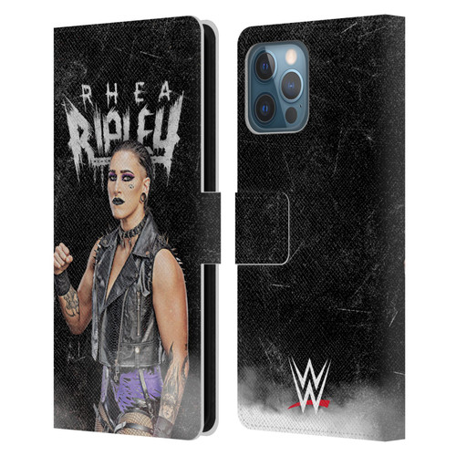 WWE Rhea Ripley Portrait Leather Book Wallet Case Cover For Apple iPhone 12 Pro Max