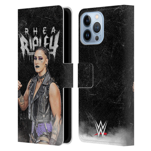 WWE Rhea Ripley Portrait Leather Book Wallet Case Cover For Apple iPhone 13 Pro Max