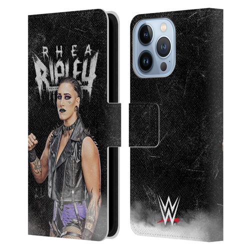 WWE Rhea Ripley Portrait Leather Book Wallet Case Cover For Apple iPhone 13 Pro