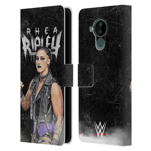 WWE Rhea Ripley Portrait Leather Book Wallet Case Cover For Nokia C30