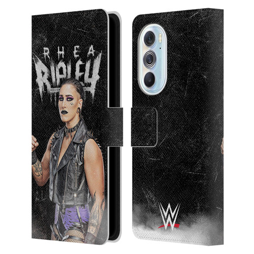 WWE Rhea Ripley Portrait Leather Book Wallet Case Cover For Motorola Edge X30
