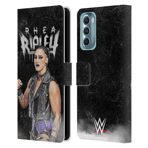 WWE Rhea Ripley Portrait Leather Book Wallet Case Cover For Motorola Moto G Stylus 5G (2022)
