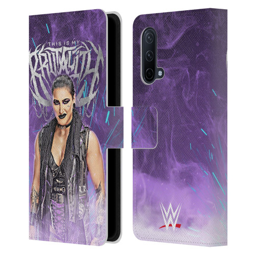 WWE Rhea Ripley This Is My Brutality Leather Book Wallet Case Cover For OnePlus Nord CE 5G
