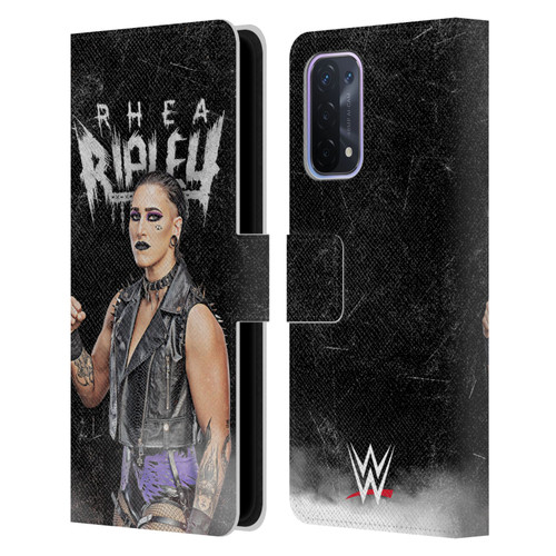 WWE Rhea Ripley Portrait Leather Book Wallet Case Cover For OPPO A54 5G