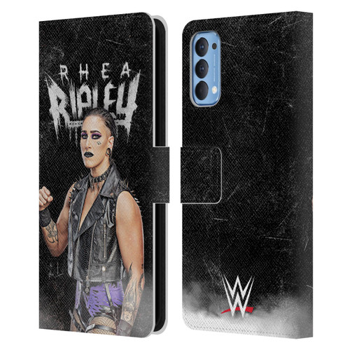 WWE Rhea Ripley Portrait Leather Book Wallet Case Cover For OPPO Reno 4 5G