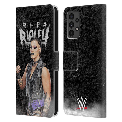 WWE Rhea Ripley Portrait Leather Book Wallet Case Cover For Samsung Galaxy A13 (2022)