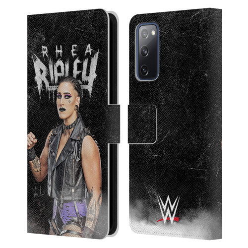 WWE Rhea Ripley Portrait Leather Book Wallet Case Cover For Samsung Galaxy S20 FE / 5G