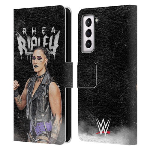 WWE Rhea Ripley Portrait Leather Book Wallet Case Cover For Samsung Galaxy S21 5G