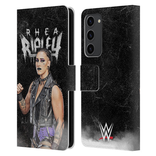WWE Rhea Ripley Portrait Leather Book Wallet Case Cover For Samsung Galaxy S23+ 5G